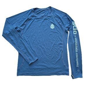 Stio Hylas Crew Mens Performance Shirt UPF50 Long Sleeve Lightweight Stretch S